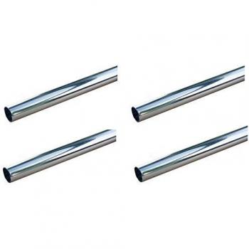 Quad Set Chrome Radsnaps Pipe Covers 15mm x 202mm by Oracstar