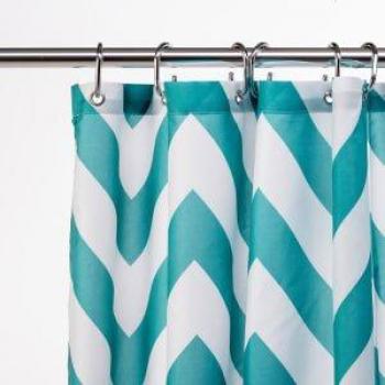 Rideau de Douche en Textile Croydex Aqua Chevron Hygienic Clean – AF290416H