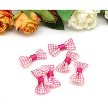 50 Stück Satin Schleifen aus Polyester für Dekoration, DIY-Projekte und Hochzeiten, 1,5 cm x 3 cm