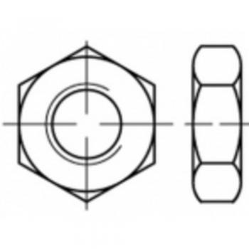 Écrou hexagonal en laiton M6 - 100 unités