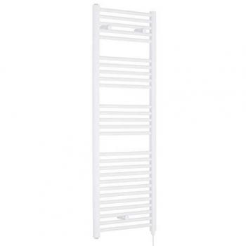 Electric Vertical Towel Warmer 750 Watt Gloss White 1375mm x 480mm