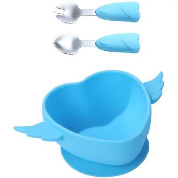 Vajilla de silicona para alimentación infantil
