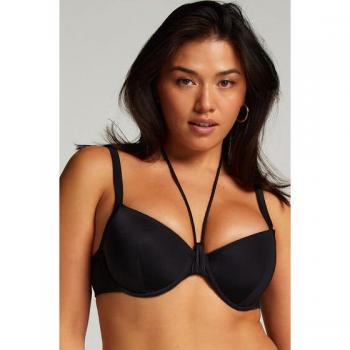 Top Bikini Preformado con Aros Luxe Negro