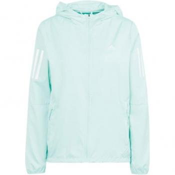 Adidas Own The Run Windbreaker Laufjacke Damen - Hellblau, Größe S