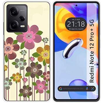 Tumundosmartphone Funda Silicona Xiaomi Redmi Note 12 Pro+ Plus 5G Diseño Primavera En Flor Dibujos
