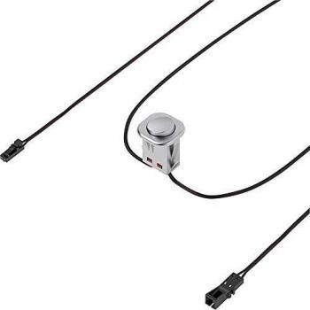 Einbauwippschalter mit LED 1x M1