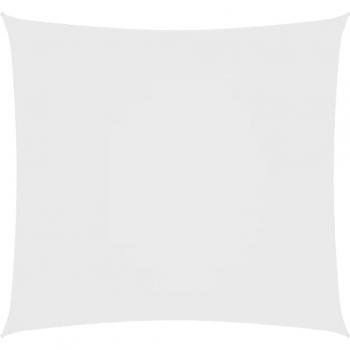 Day and Night Toldo de vela cuadrado tela Oxford blanco 5x5 m