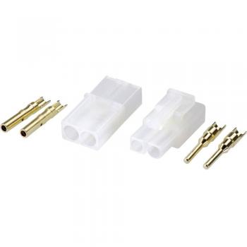 Connettore Batteria Tamiya Maschio Dorato - 1 Paio