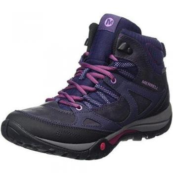 Merrell Azura Lapis Mid Wtpf - Botas de senderismo Mujer, Morado