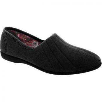 GBS Audrey Ladies Slipper Female Black UK Size 9