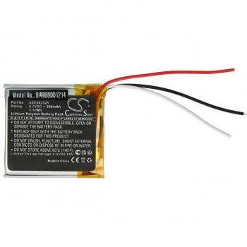 Batteria Replacement per Golf Buddy AEE582525 Smartwatch/Orologio/Bracciale Fitness 300 mAh 3,7 V Li‑Poly