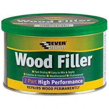 Everbuild Sika EVBHPWFMH500 2-Part High-Performance Wood Filler Mahogany 500g
