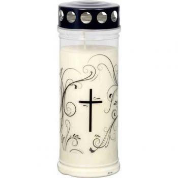 Candela Decorativa Jeka con Coperchio in Metallo