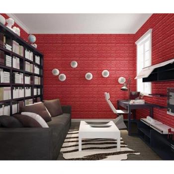 NW56 Flexible Red Brick Sponge Wall Panel