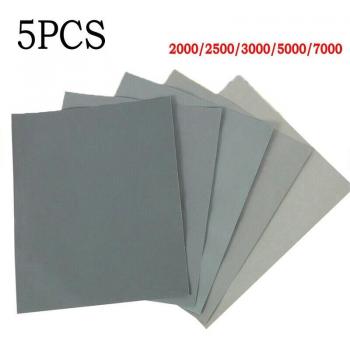 5 Stück Schleifpapier für Wasseranwendung, weiche Papierbasis, Körnungen 2000-5000, nass und trocken