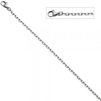 Ankerkette Edelstahl 3,2 mm 55 cm Halskette Kette Karabiner