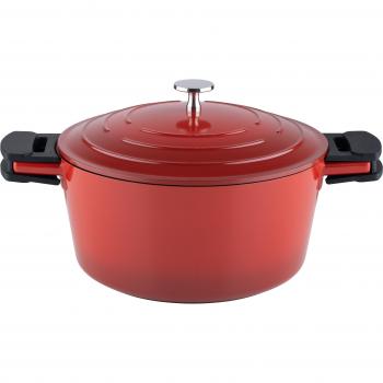 Kelomat KERAMIKA RED Aluminiumguss Schmortopf 24cm