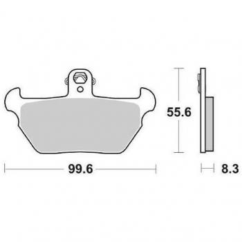 Brembo K1/K100RS 9” Remblok – Model BM03