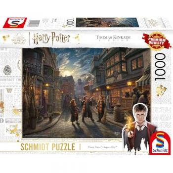 Schmidt Spiele Puzzle Wizarding World Harry Potter Diagon Alley, 1000 Puzzleteile