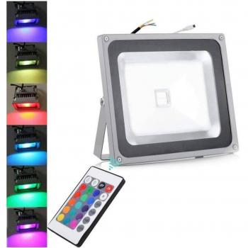 Faro Faretto Led RGB Esterno Giardino 20W