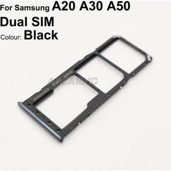 Aocarmo Dual SIM Tray for Samsung Galaxy A20 A30 A50