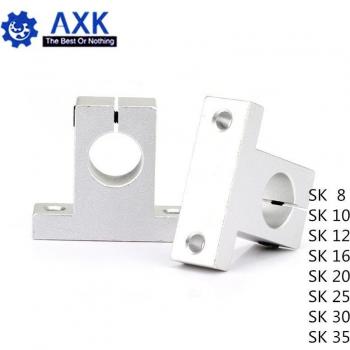 4pcs Linear Bearing Support SK8 SK10 SK12 SK16 SK20 SK25 SK30 SK35 for 3D Printer