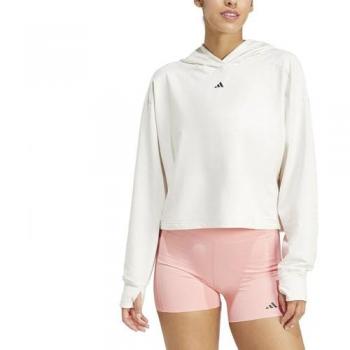 Adidas Sudadera con Gorro Power Blanco Mujer
