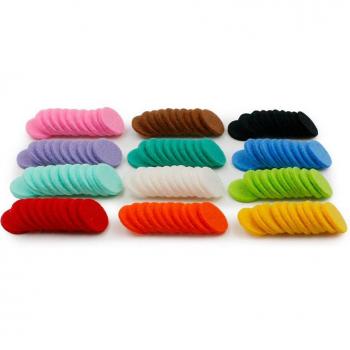 120 Pack Thick Aromatherapy Essential Oil Diffuser Necklace Refill Pads
