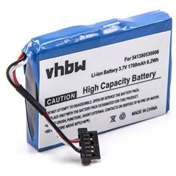 Batteria VHBW Li‑Ion 1700 mAh compatibile Becker Active 43, Active 50, Assist Z113, Traffic, Transit 45