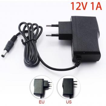 12V 1A Universal Power Supply Adapter for CCTV and LED Lighting
