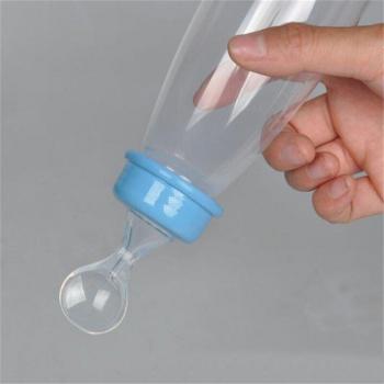 Infant Feeding Bottle 240ML - Safety Design, 3 Color Options