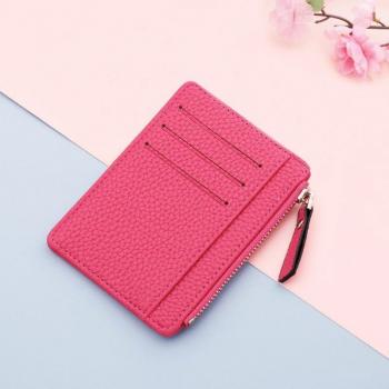 Multi-Function Zipper Wallet for Students and Women, Ultra-Thin and Compact, Credit Card Holder