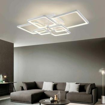 Plafoniera Universale 70 W – 6 Quadrati di Luce Calda
