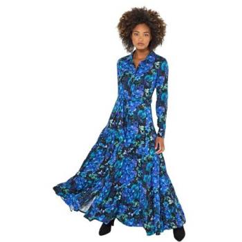 Robe Maxi Fleurie Bleue Joe Browns