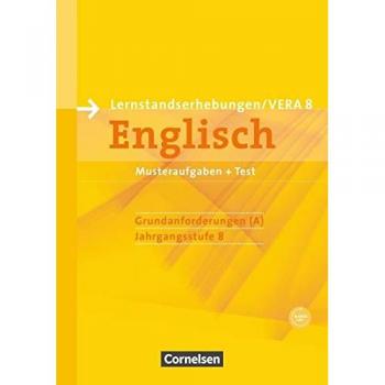 Vorbereitungsmaterialien für VERA - Englisch: 8. Schuljahr: Grundanforderungen - Arbeitsheft mit Hör-CD