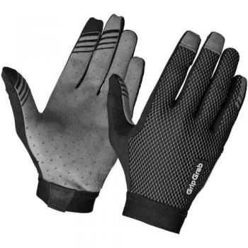GripGrab Vertical 2 InsideGrip™ Full Finger Sommerhandschuhe – Schwarz