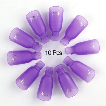 10pcs Soak Off Nail Clips for Gel Polish