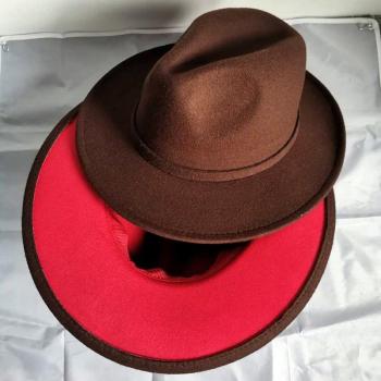 QBHAT Fedora Hut mit Filzband