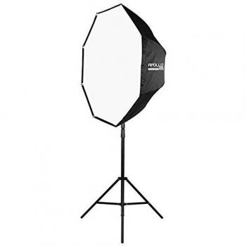 Apollo Orb Softbox Set 106 cm mit Octagon‑Blitzneiger und Stativ