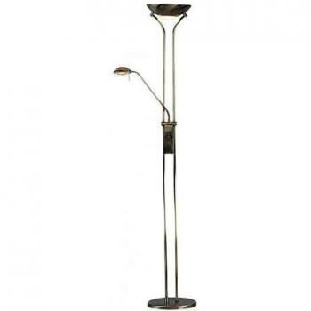 Jerik Antique Brass Dimmable Uplighter