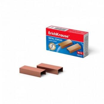 Erichkrause Grapas De Cobre ?10 - 1000 Grapas - Alta Resistencia Y Facil Engrapado