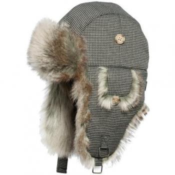 Pepita Black Bomber Hat – Eisley Unisex Edition, One Size