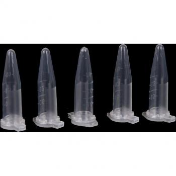 0.5 ML Clear Plastic Centrifuge Vial with Snap Cap - 50 Count