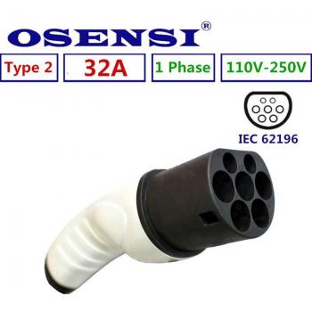 32A Electric Car Charger IEC 62196 Type 2 Mennekes Male Connector