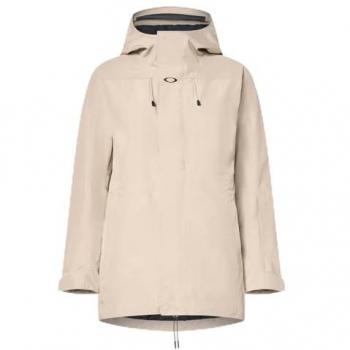 Giacca con cappuccio Oakley Sub Temp RC Gore-Tex beige chiaro donna - XL