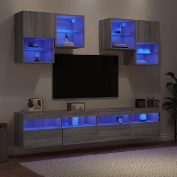 Mueble TV salon con luces LED