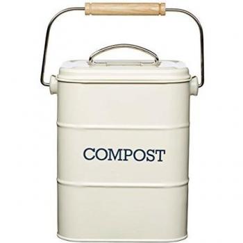 KüchenKompost Mülleimer 16,5 x 12 x 24 cm – Metall & Recycling