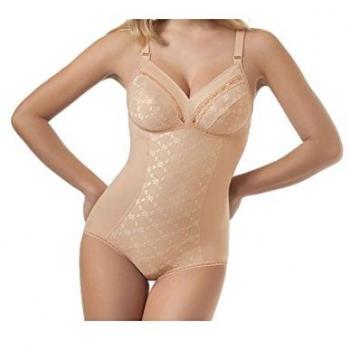 Body contenitivo falck 811 senza ferretto donna sièlei nudo caramel b
