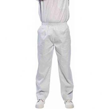 Pantaloni da panettiere in bianco S