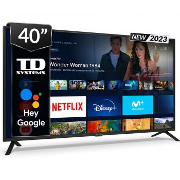 Televisor LED 100 cm (40) TD Systems R40GLE17X Full HD, Smart TV, Inteligencia Artificial, Google Assistant